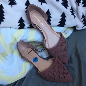 New Madden Girl Mauve Or Dusty Pink D’Orsay Flats Flats Size 10